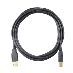CABLE PRINTER VCOM USB AM/BM BLACKK 5MTR